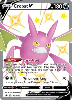 Pokémon-Karte Crobat V SWSH098