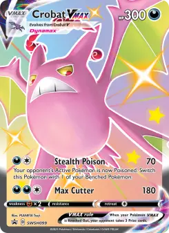 Pokémon-Karte Crobat VMAX SWSH099