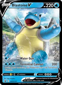 Pokémon-Karte Blastoise V SWSH101