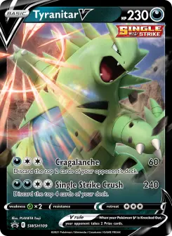 Pokémon-Karte Tyranitar V SWSH109