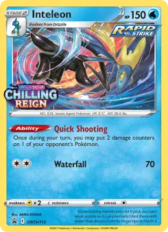 Pokémon-Karte Inteleon SWSH113