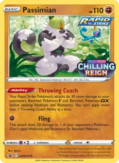 Pokémon-Karte Passimian SWSH115