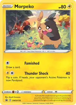 Pokémon-Karte Morpeko SWSH116