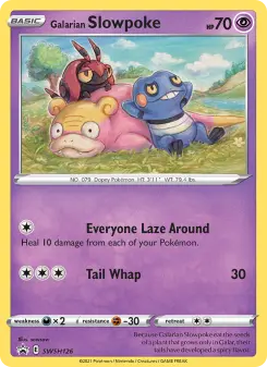 Pokémon-Karte Galarian Slowpoke SWSH126