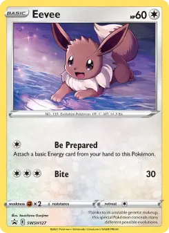 Pokémon-Karte Eevee SWSH127