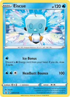 Pokémon-Karte Eiscue SWSH128