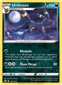 Pokémon-Karte Umbreon SWSH129