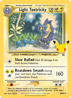Pokémon-Karte Light Toxtricity SWSH137