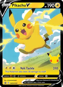 Pokémon-Karte Pikachu V SWSH143