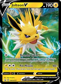 Pokémon-Karte Jolteon V SWSH151