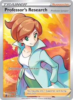 Pokémon-Karte Professor's Research SWSH152