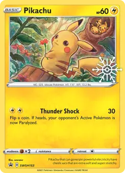 Pokémon-Karte Pikachu SWSH153