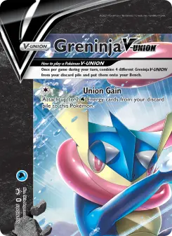 Pokémon-Karte Greninja V-UNION SWSH155