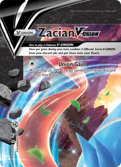 Pokémon-Karte Zacian V-UNION SWSH163