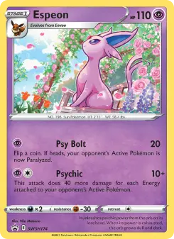 Pokémon-Karte Espeon SWSH174