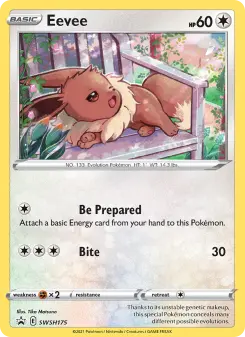 Pokémon-Karte Eevee SWSH175