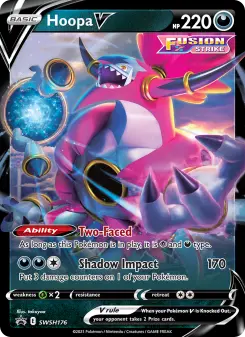 Pokémon-Karte Hoopa V SWSH176