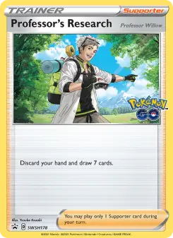 Pokémon-Karte Professor's Research SWSH178