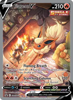 Pokémon-Karte Flareon V SWSH179