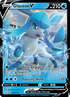 Pokémon-Karte Glaceon V SWSH196