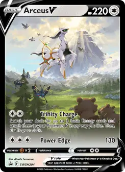 Pokémon-Karte Arceus V SWSH204
