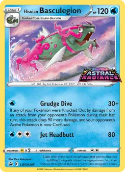 Pokémon-Karte Hisuian Basculegion SWSH205