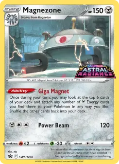 Pokémon-Karte Magnezone SWSH208