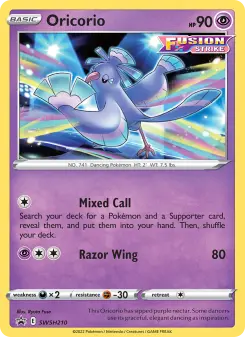 Pokémon-Karte Oricorio SWSH210