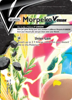 Pokémon-Karte Morpeko V-UNION SWSH215