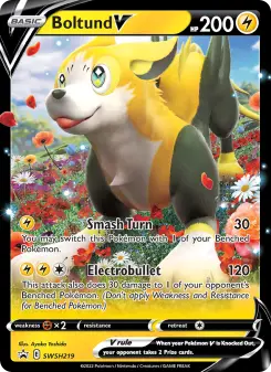 Pokémon-Karte Boltund V SWSH219