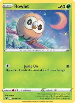 Pokémon-Karte Rowlet SWSH220
