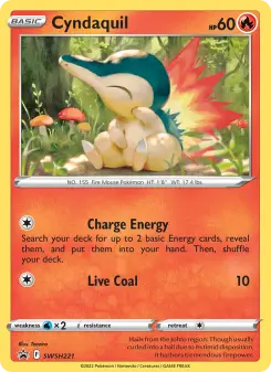 Pokémon-Karte Cyndaquil SWSH221