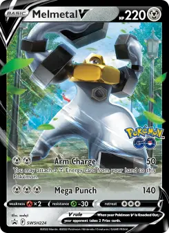 Pokémon-Karte Melmetal V SWSH224