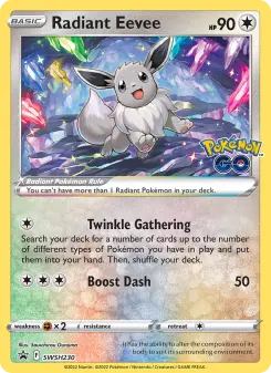 Pokémon-Karte Radiant Eevee SWSH230