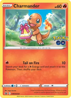 Pokémon-Karte Charmander SWSH232