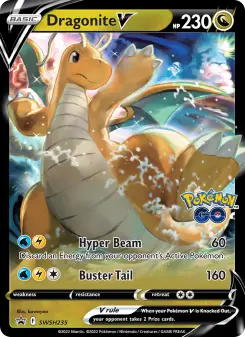 Pokémon-Karte Dragonite V SWSH235