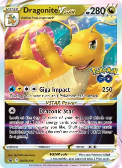Pokémon-Karte Dragonite VSTAR SWSH236