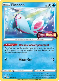 Pokémon-Karte Finneon SWSH240