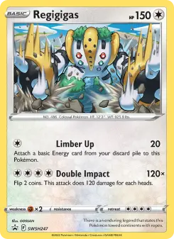 Pokémon-Karte Regigigas SWSH247