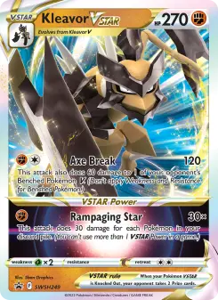 Pokémon-Karte Kleavor VSTAR SWSH249