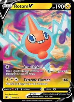 Pokémon-Karte Rotom V SWSH257
