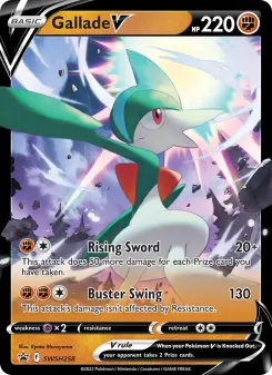 Pokémon-Karte Gallade V SWSH258