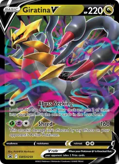 Pokémon-Karte Giratina V SWSH259