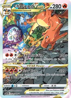 Pokémon-Karte Charizard VSTAR SWSH262