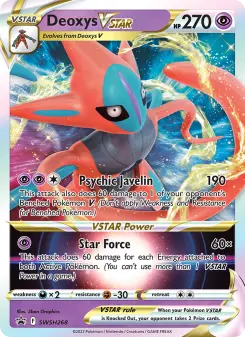 Pokémon-Karte Deoxys VSTAR SWSH268