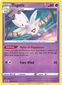 Pokémon-Karte Togetic SWSH276