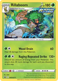 Pokémon-Karte Rillaboom SWSH277