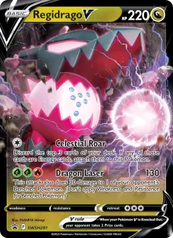 Pokémon-Karte Regidrago V SWSH281