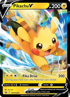 Pokémon-Karte Pikachu V SWSH285