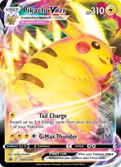 Pokémon-Karte Pikachu VMAX SWSH286